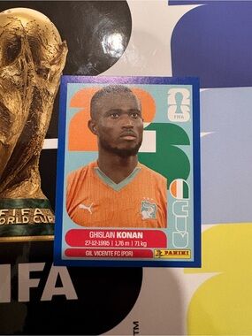Panini FIFA World Cup 2026 Sticker Ghislain Konan CIV 3 Blue Parallel